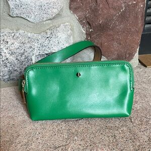 Kate Spade Green Leather Belt Bag